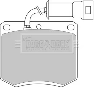 Комплект тормозных колодок BORG & BECK BBP1052