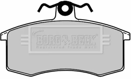 Комплект тормозных колодок BORG & BECK BBP1053