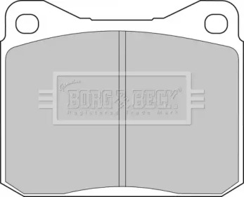 Комплект тормозных колодок BORG & BECK BBP1057