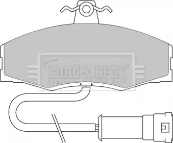 Комплект тормозных колодок BORG & BECK BBP1060