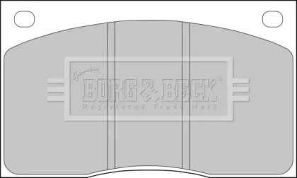 Комплект тормозных колодок BORG & BECK BBP1074