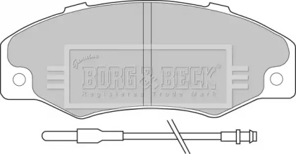 Комплект тормозных колодок BORG & BECK BBP1078