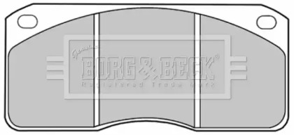 Комплект тормозных колодок BORG & BECK BBP1083