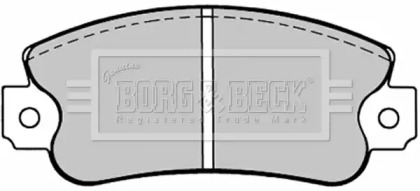 Комплект тормозных колодок BORG & BECK BBP1093