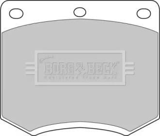 Комплект тормозных колодок BORG & BECK BBP1095