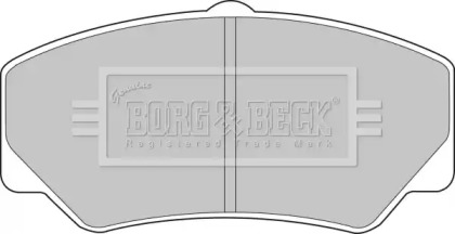 Комплект тормозных колодок BORG & BECK BBP1110