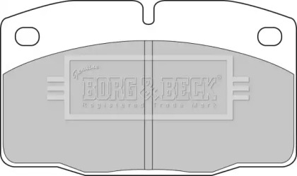 Комплект тормозных колодок BORG & BECK BBP1117