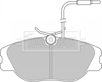 Комплект тормозных колодок BORG & BECK BBP1129