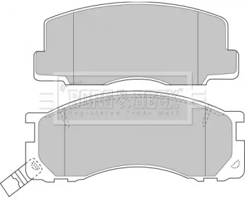 Комплект тормозных колодок BORG & BECK BBP1131