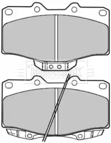 Комплект тормозных колодок BORG & BECK BBP1136