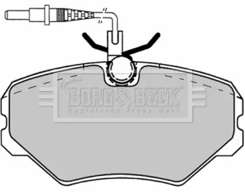 Комплект тормозных колодок BORG & BECK BBP1137