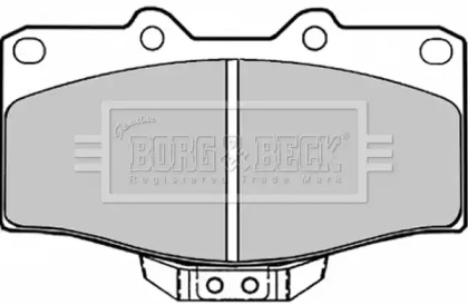 Комплект тормозных колодок BORG & BECK BBP1152