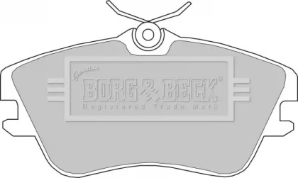 Комплект тормозных колодок BORG & BECK BBP1160