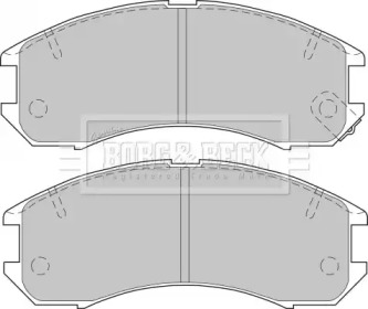 Комплект тормозных колодок BORG & BECK BBP1162