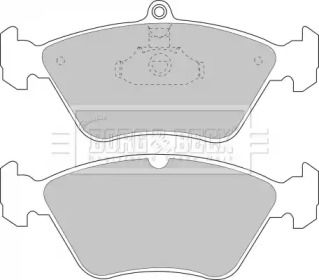 Комплект тормозных колодок BORG & BECK BBP1174