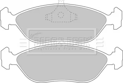 Комплект тормозных колодок BORG & BECK BBP1188