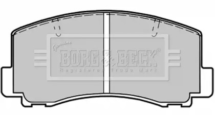 Комплект тормозных колодок BORG & BECK BBP1198