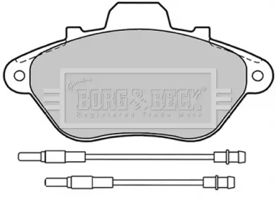 Комплект тормозных колодок BORG & BECK BBP1199