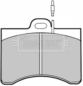 Комплект тормозных колодок BORG & BECK BBP1201