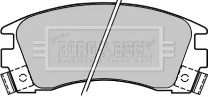 Комплект тормозных колодок BORG & BECK BBP1209