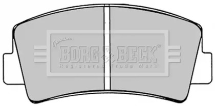 Комплект тормозных колодок BORG & BECK BBP1221