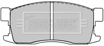 Комплект тормозных колодок BORG & BECK BBP1225