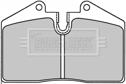 Комплект тормозных колодок BORG & BECK BBP1227