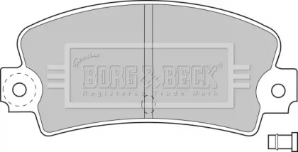 Комплект тормозных колодок BORG & BECK BBP1233