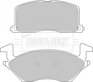 Комплект тормозных колодок BORG & BECK BBP1234