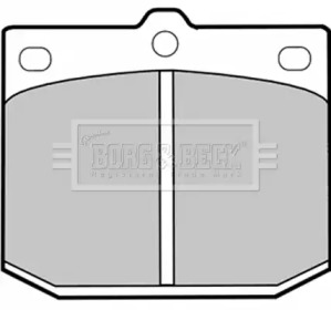 Комплект тормозных колодок BORG & BECK BBP1239