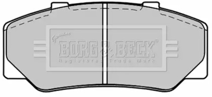 Комплект тормозных колодок BORG & BECK BBP1246