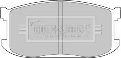 Комплект тормозных колодок BORG & BECK BBP1265