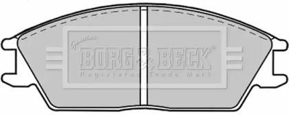 Комплект тормозных колодок BORG & BECK BBP1268