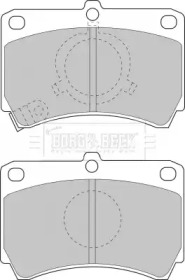 Комплект тормозных колодок BORG & BECK BBP1269