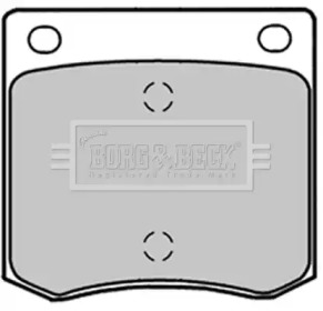 Комплект тормозных колодок BORG & BECK BBP1274