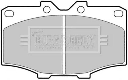 Комплект тормозных колодок BORG & BECK BBP1278