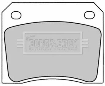 Комплект тормозных колодок BORG & BECK BBP1281