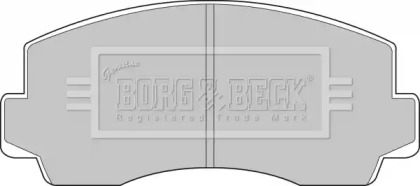 Комплект тормозных колодок BORG & BECK BBP1283