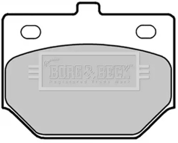 Комплект тормозных колодок BORG & BECK BBP1286