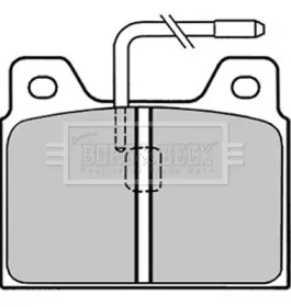 Комплект тормозных колодок BORG & BECK BBP1295