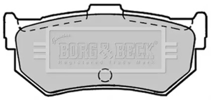 Комплект тормозных колодок BORG & BECK BBP1297