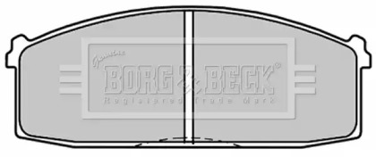 Комплект тормозных колодок BORG & BECK BBP1300