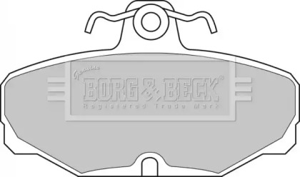 Комплект тормозных колодок BORG & BECK BBP1302