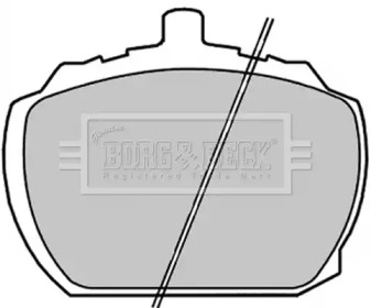 Комплект тормозных колодок BORG & BECK BBP1311