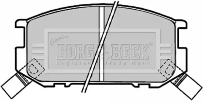 Комплект тормозных колодок BORG & BECK BBP1318