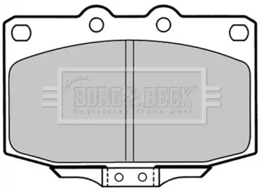 Комплект тормозных колодок BORG & BECK BBP1323