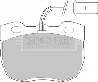 Комплект тормозных колодок BORG & BECK BBP1327