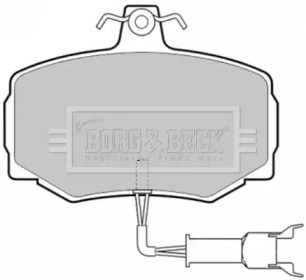 Комплект тормозных колодок BORG & BECK BBP1333