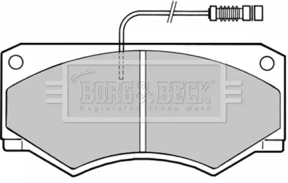 Комплект тормозных колодок BORG & BECK BBP1335