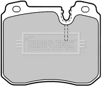 Комплект тормозных колодок BORG & BECK BBP1340